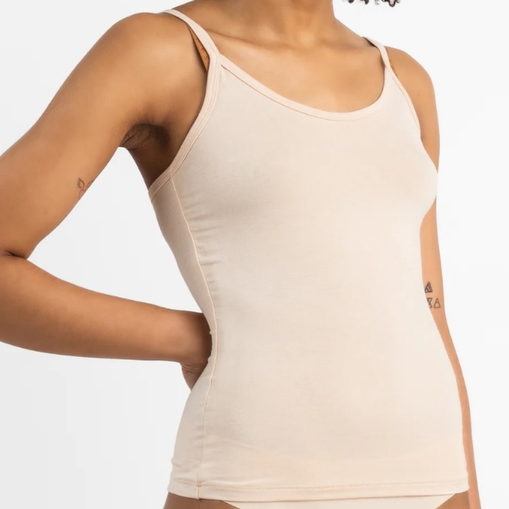 NWT Get Basic Nude Cami Tank Top, Size XXL